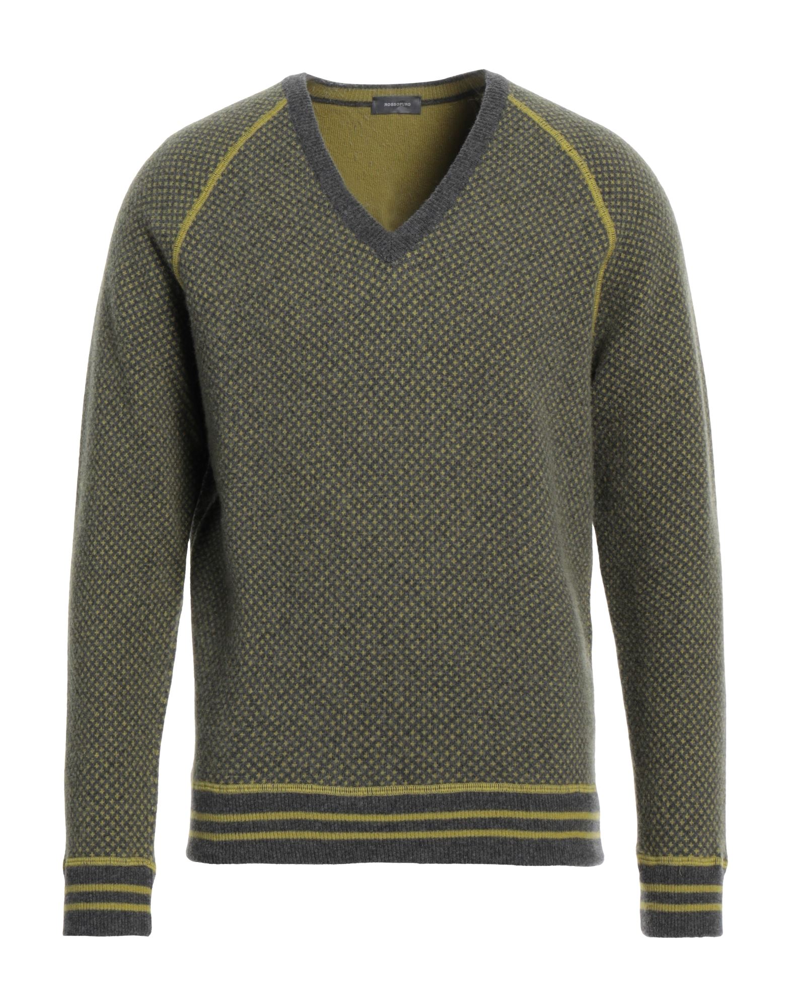 ROSSOPURO Pullover Herren Säuregrün von ROSSOPURO