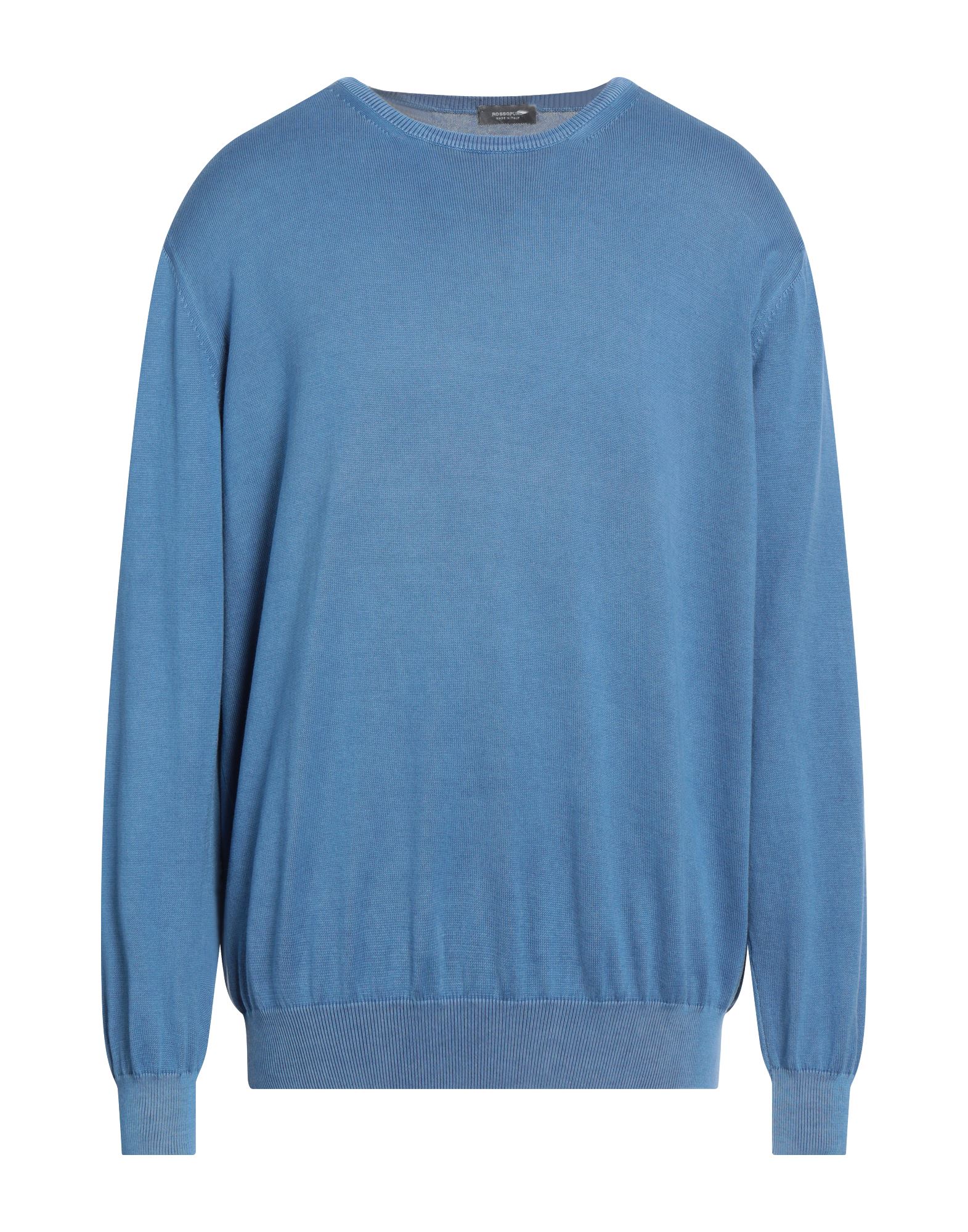 ROSSOPURO Pullover Herren Taubenblau von ROSSOPURO