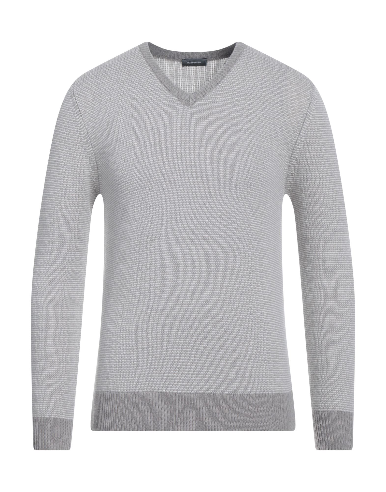 ROSSOPURO Pullover Herren Taubengrau von ROSSOPURO