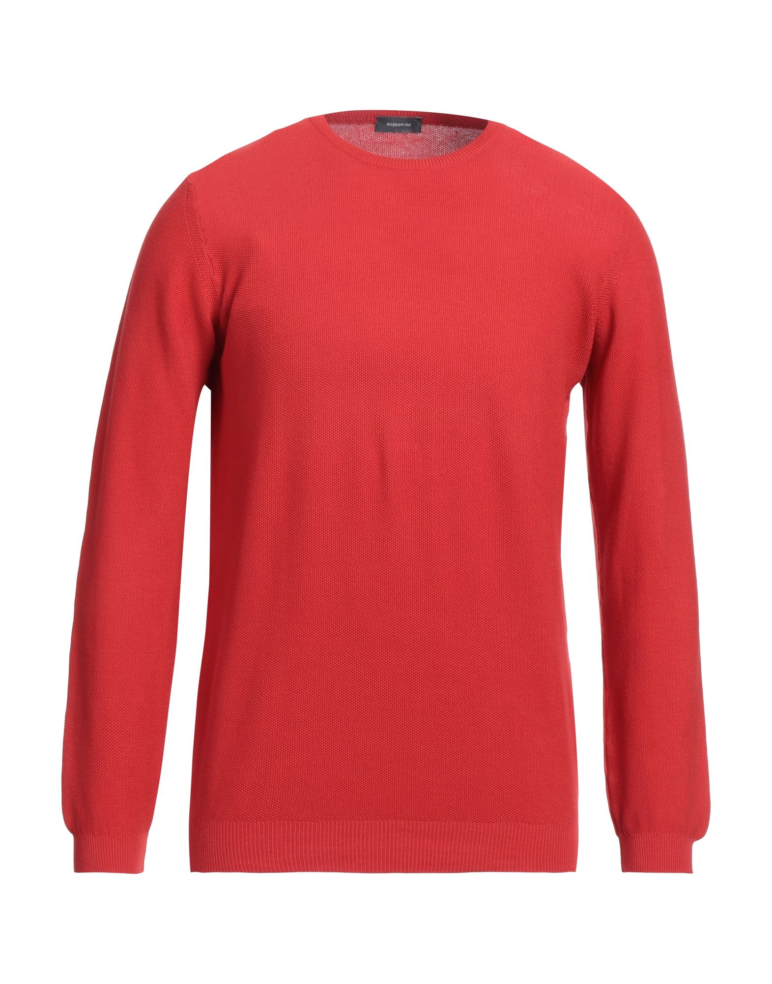 ROSSOPURO Pullover Herren Tomatenrot von ROSSOPURO