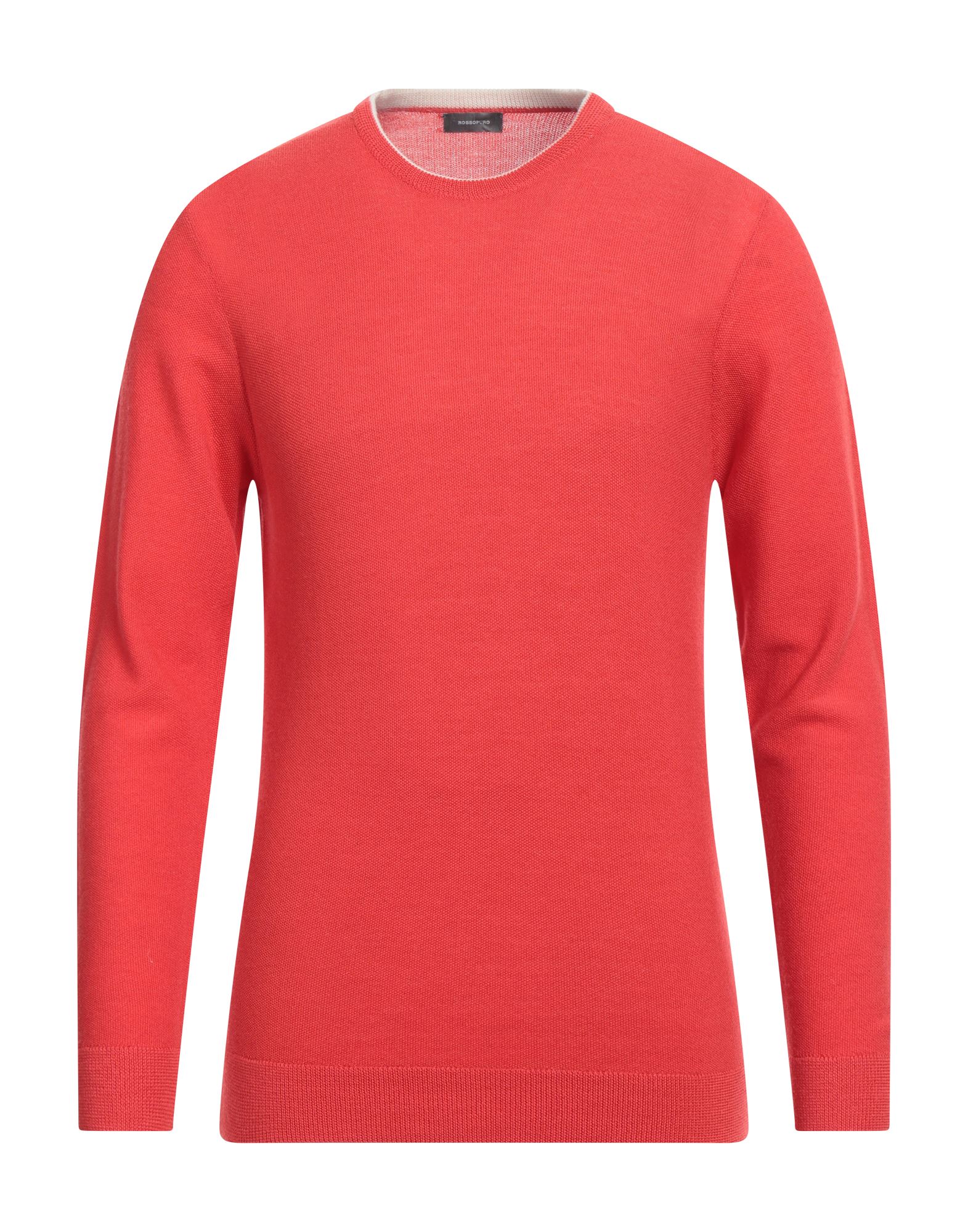 ROSSOPURO Pullover Herren Tomatenrot von ROSSOPURO