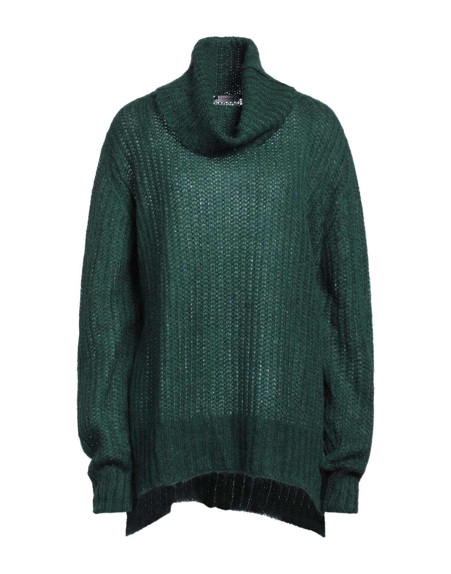 ROSSOPURO Rollkragenpullover Damen Dunkelgrün von ROSSOPURO