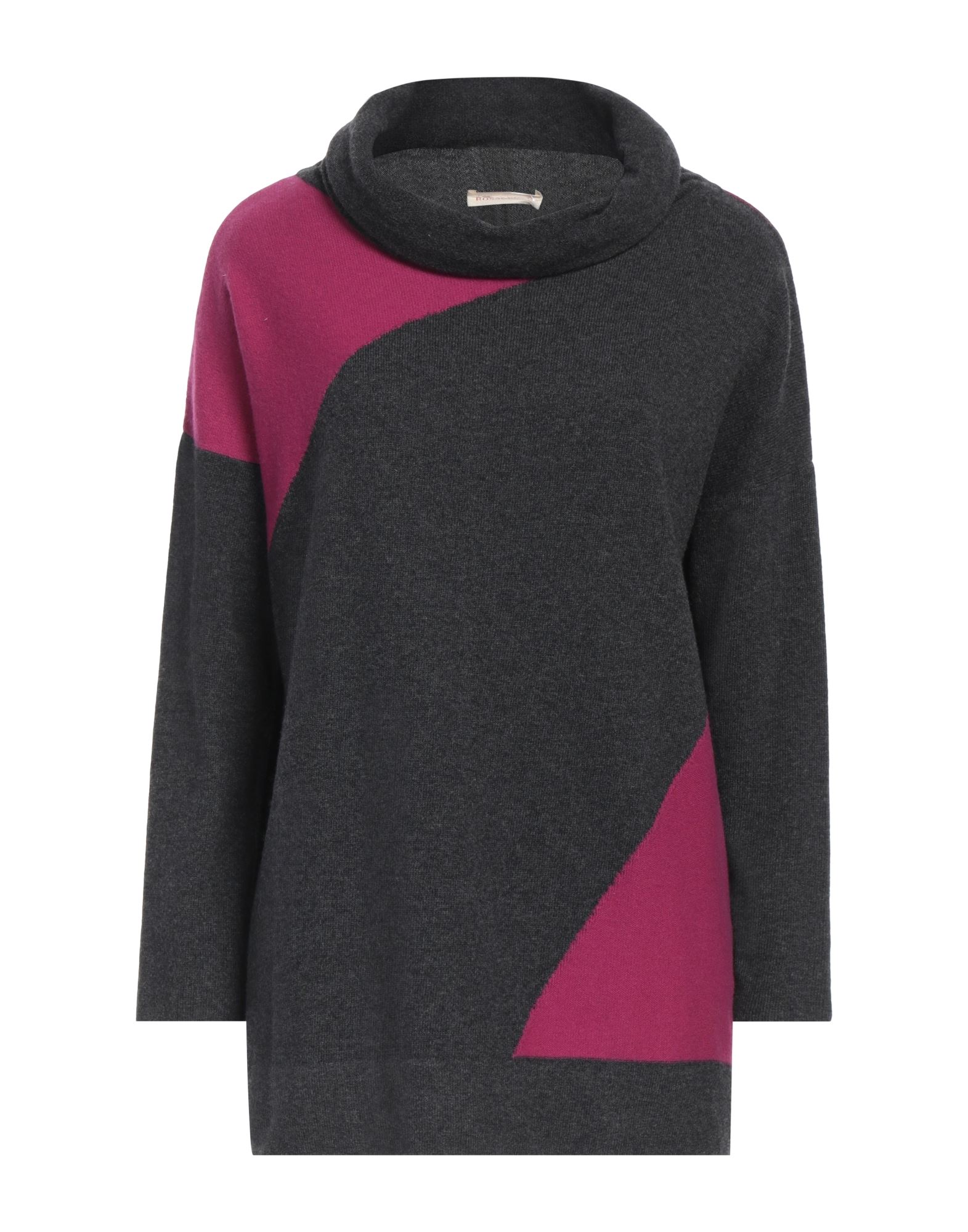 ROSSOPURO Rollkragenpullover Damen Granitgrau von ROSSOPURO