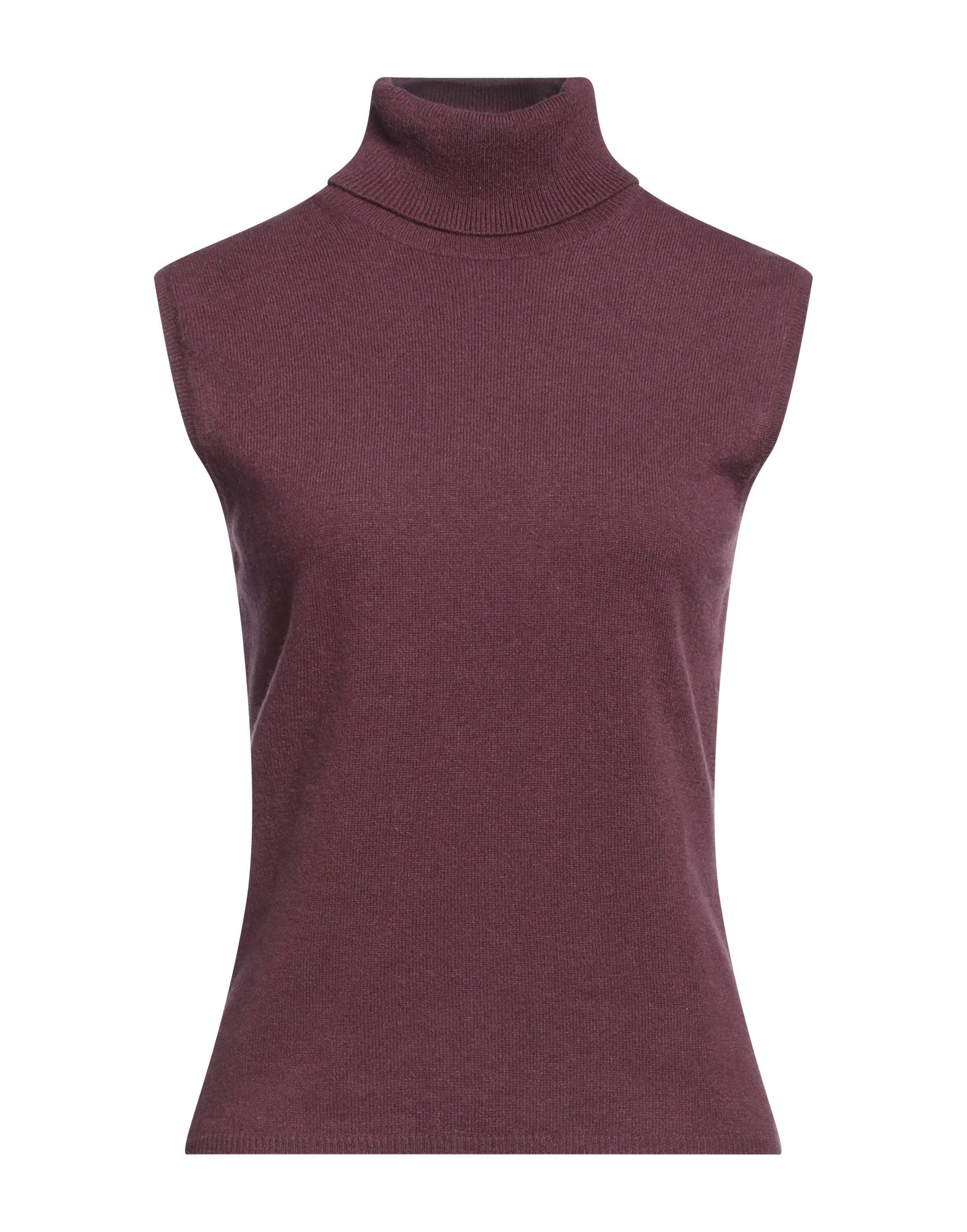 ROSSOPURO Rollkragenpullover Damen Purpur von ROSSOPURO