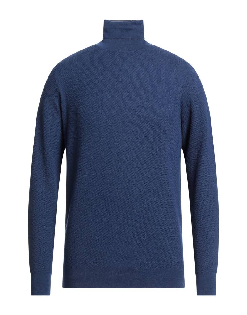 ROSSOPURO Rollkragenpullover Herren Blau von ROSSOPURO