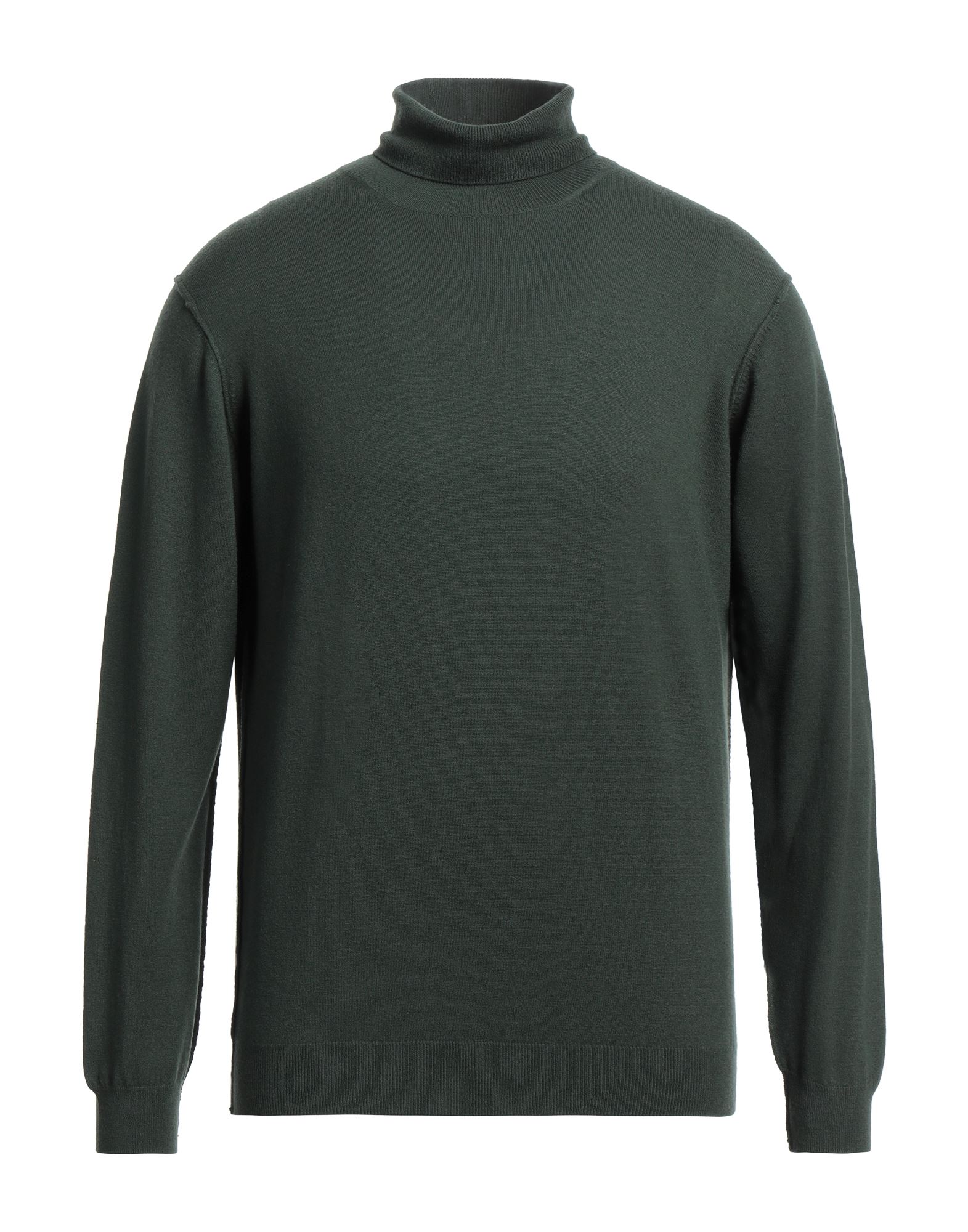 ROSSOPURO Rollkragenpullover Herren Dunkelgrün von ROSSOPURO