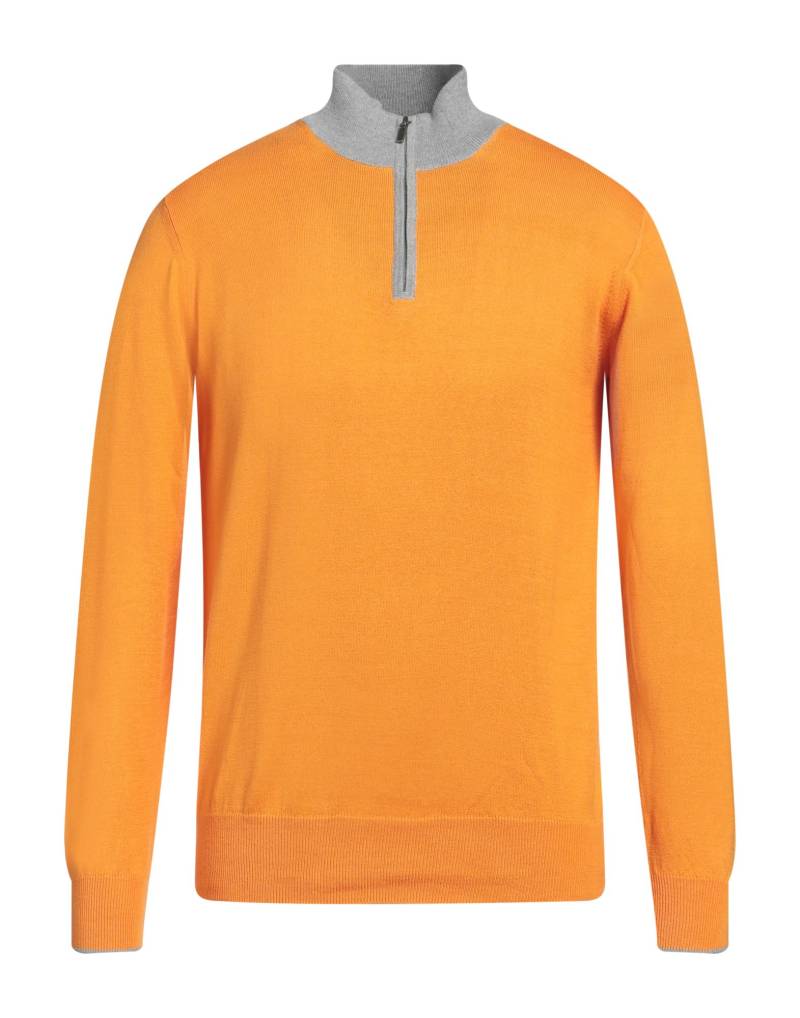 ROSSOPURO Rollkragenpullover Herren Orange von ROSSOPURO
