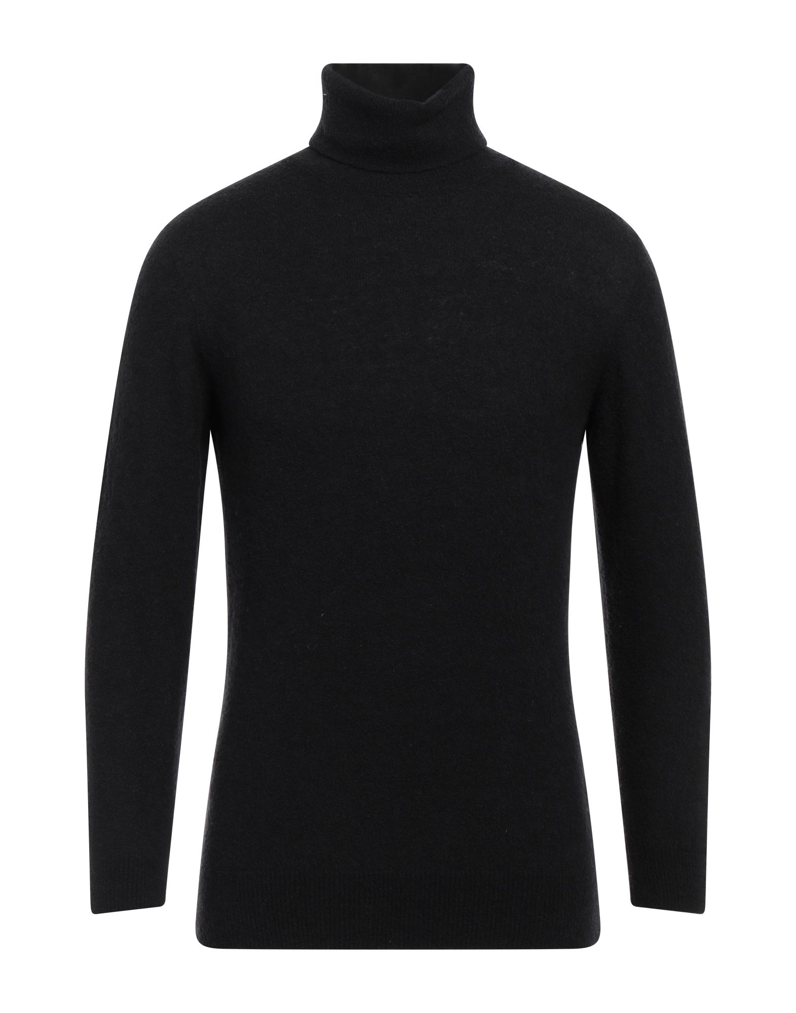 ROSSOPURO Rollkragenpullover Herren Schwarz von ROSSOPURO