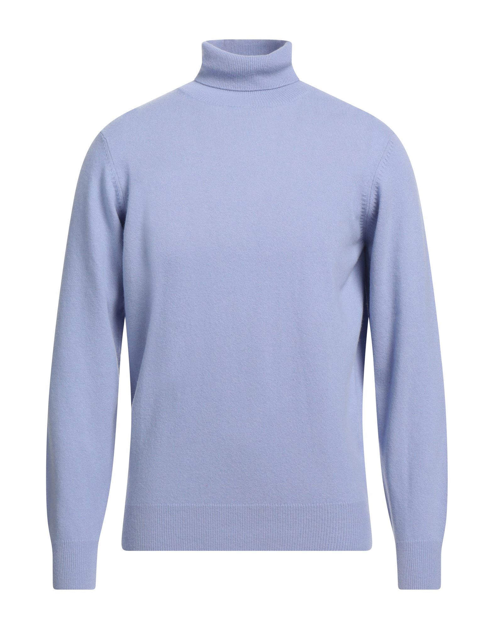 ROSSOPURO Rollkragenpullover Herren Hellblau von ROSSOPURO