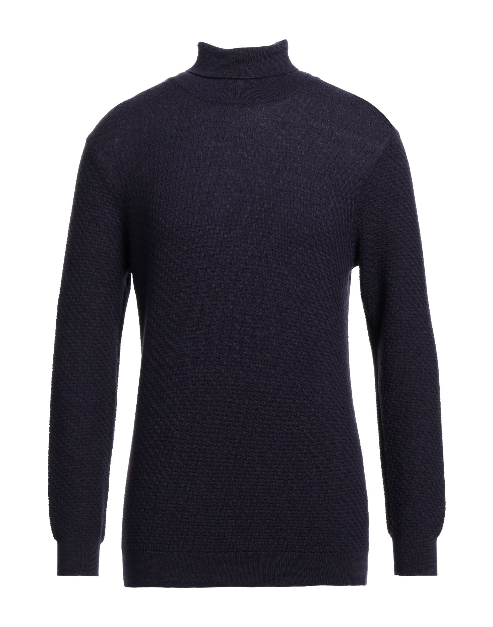 ROSSOPURO Rollkragenpullover Herren Violett von ROSSOPURO