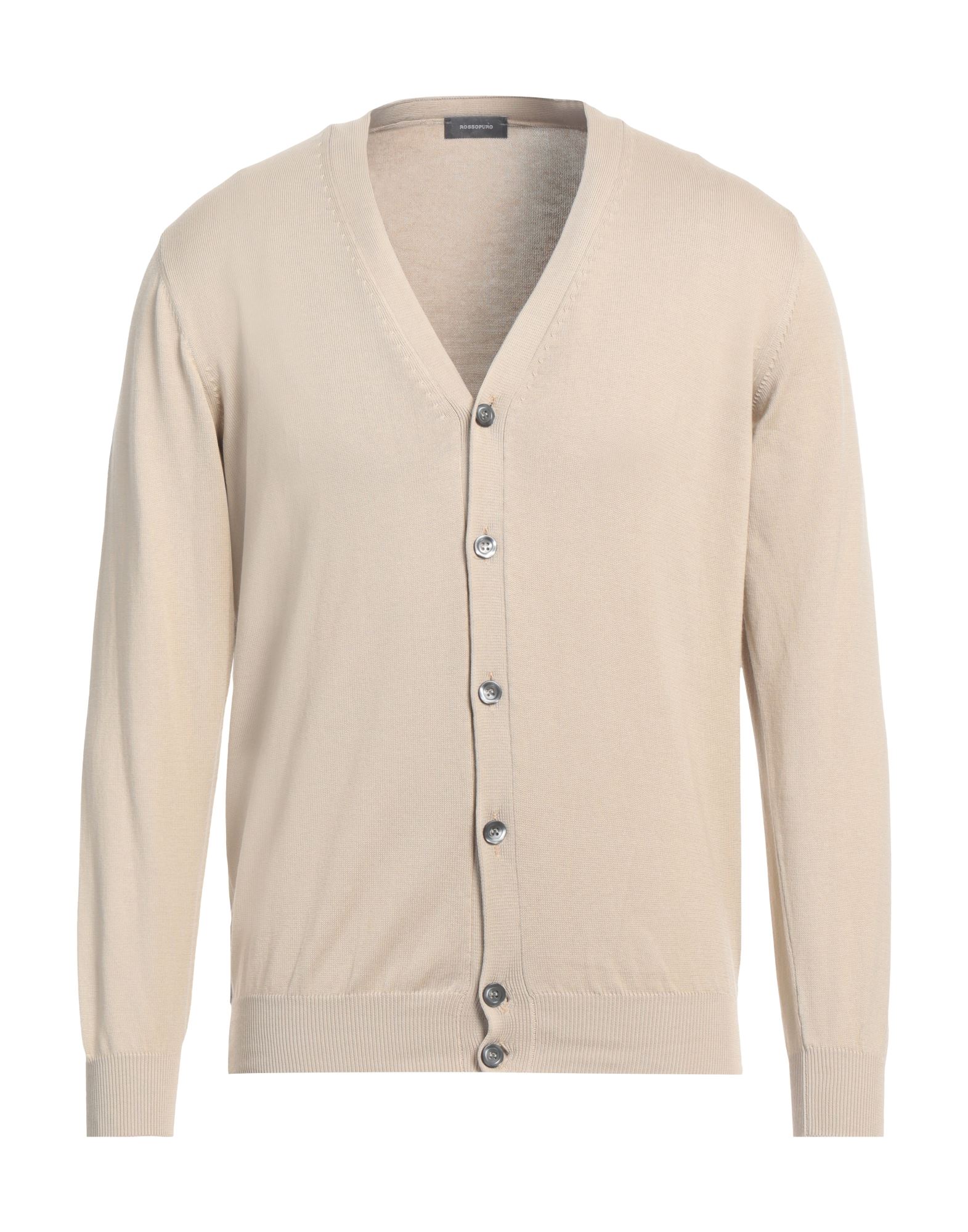 ROSSOPURO Strickjacke Herren Beige von ROSSOPURO