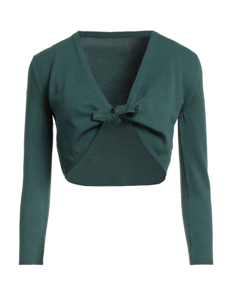 ROSSOPURO Wickelpullover Damen Dunkelgrün von ROSSOPURO