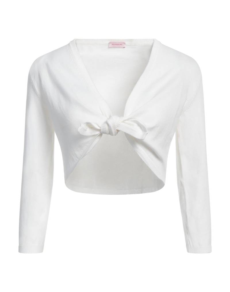 ROSSOPURO Wickelpullover Damen Weiß von ROSSOPURO