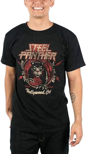 Mens Short Sleeve Shirt Fashion Shirt Steel Panther Death to All But Metal T Shirt Men Casual Shirt L Mens Short Sleeve Shirt Fashion Shirt Steel Panther Death to All But Metal T Shirt Men Casual Shirt L von ROSY CONFIDANTE