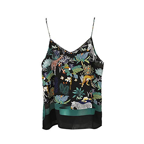 ROTAKUMA Tops Slim Strappy Tanktop Nachtwäsche Neue Weibliche Seide Weste Beiläufige Frauen Comfy Camisole (Color : Army Green, Size : S) von ROTAKUMA