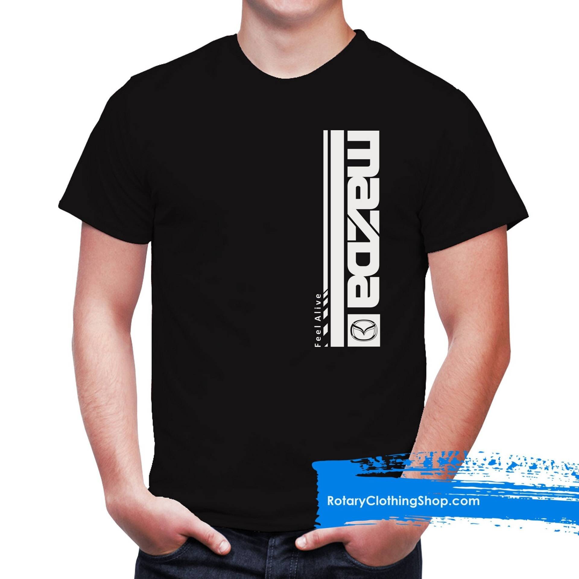 Mazda Feel Alive T-Shirt - Speed Und Rotary Fan T-Shirt von ROTARYCLOTHINGSHOP