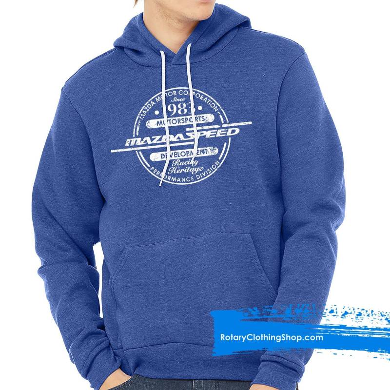 Mazdaspeed Hoodie - Mittleres Gewicht Mazda Pullover Rx7 787B Mazedonien von ROTARYCLOTHINGSHOP