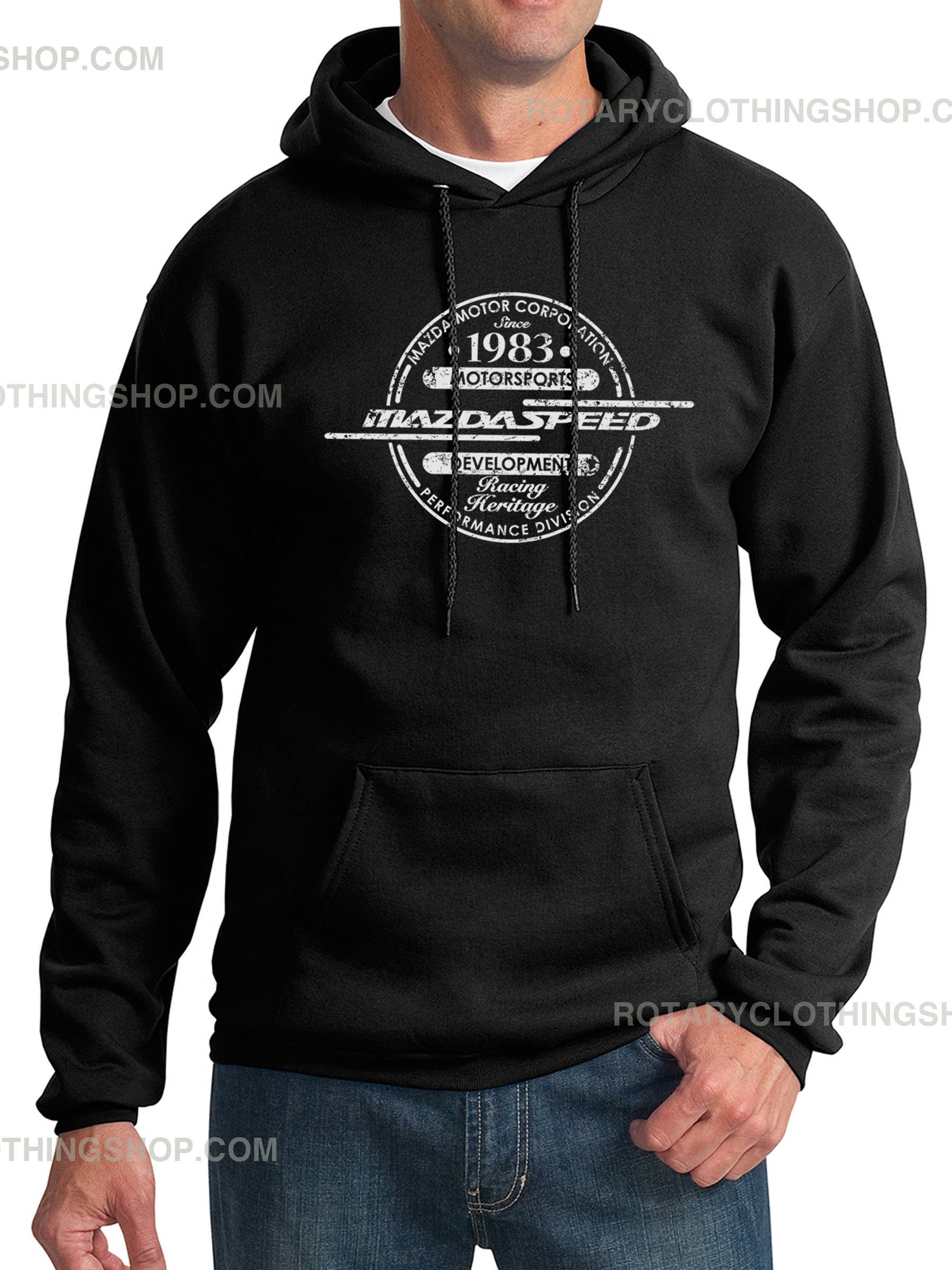 Mazda Speed Kapuzenpullover - Sweatshirt Herren 787B Speed3 Miata Speed6 Rotary Power von ROTARYCLOTHINGSHOP