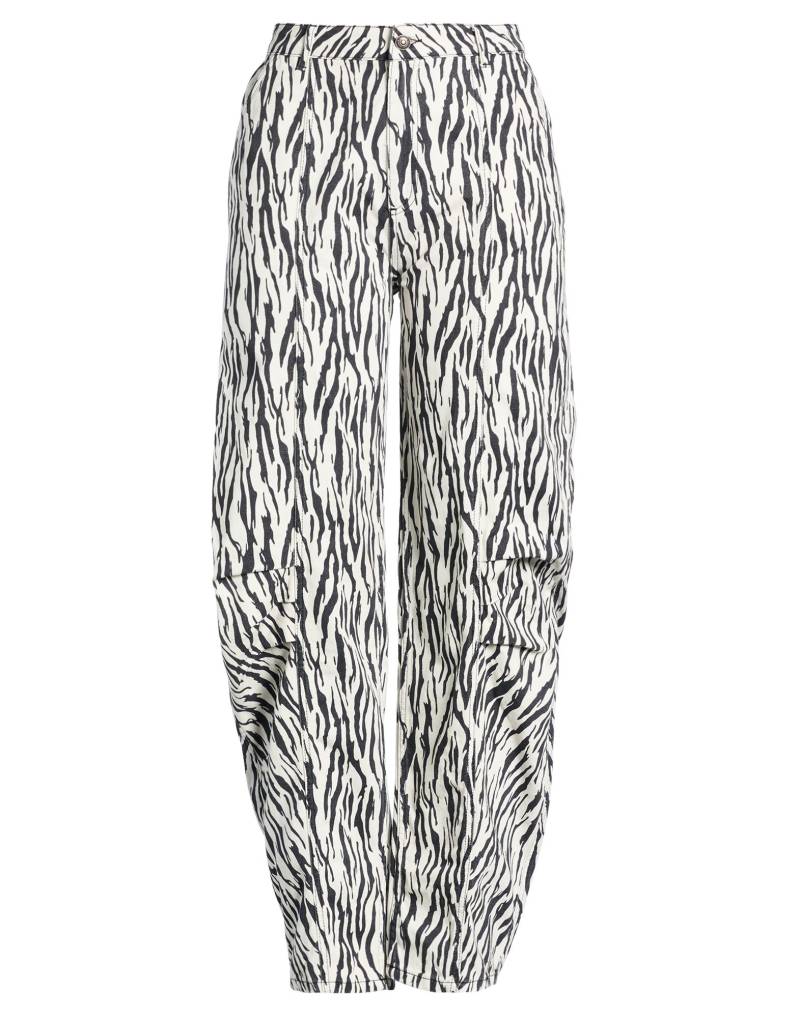 ROTATE BIRGER CHRISTENSEN Jeanshose Damen Weiß von ROTATE BIRGER CHRISTENSEN