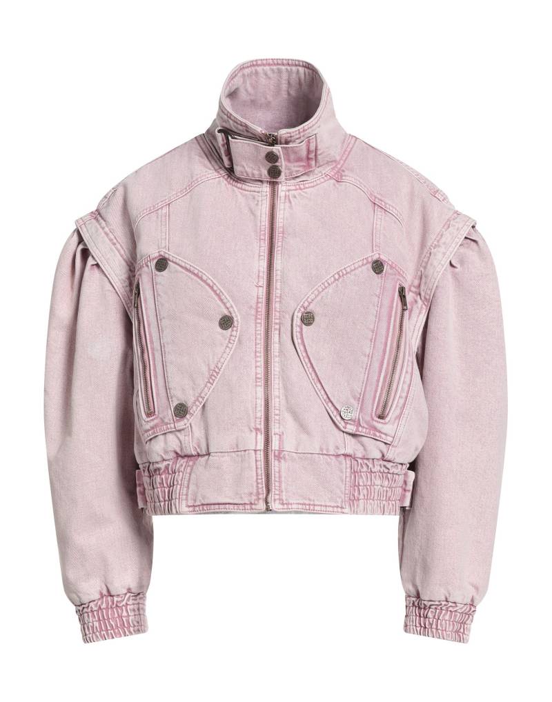 ROTATE BIRGER CHRISTENSEN Jeansjacke/-mantel Damen Hellrosa von ROTATE BIRGER CHRISTENSEN