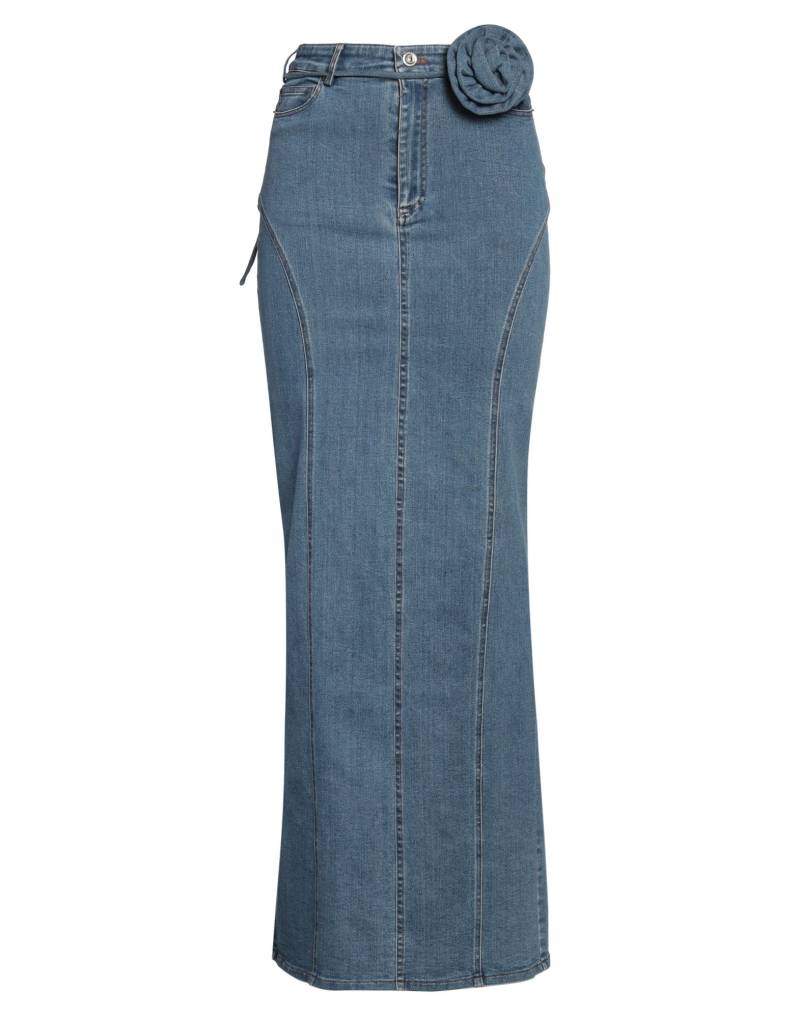 ROTATE BIRGER CHRISTENSEN Jeansrock Damen Blau von ROTATE BIRGER CHRISTENSEN