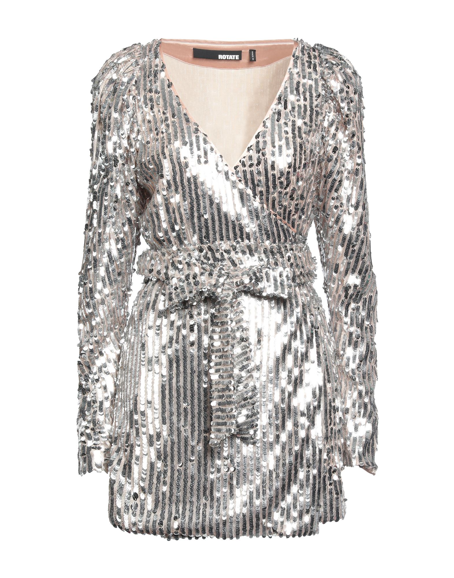 ROTATE BIRGER CHRISTENSEN Mini-kleid Damen Silber von ROTATE BIRGER CHRISTENSEN