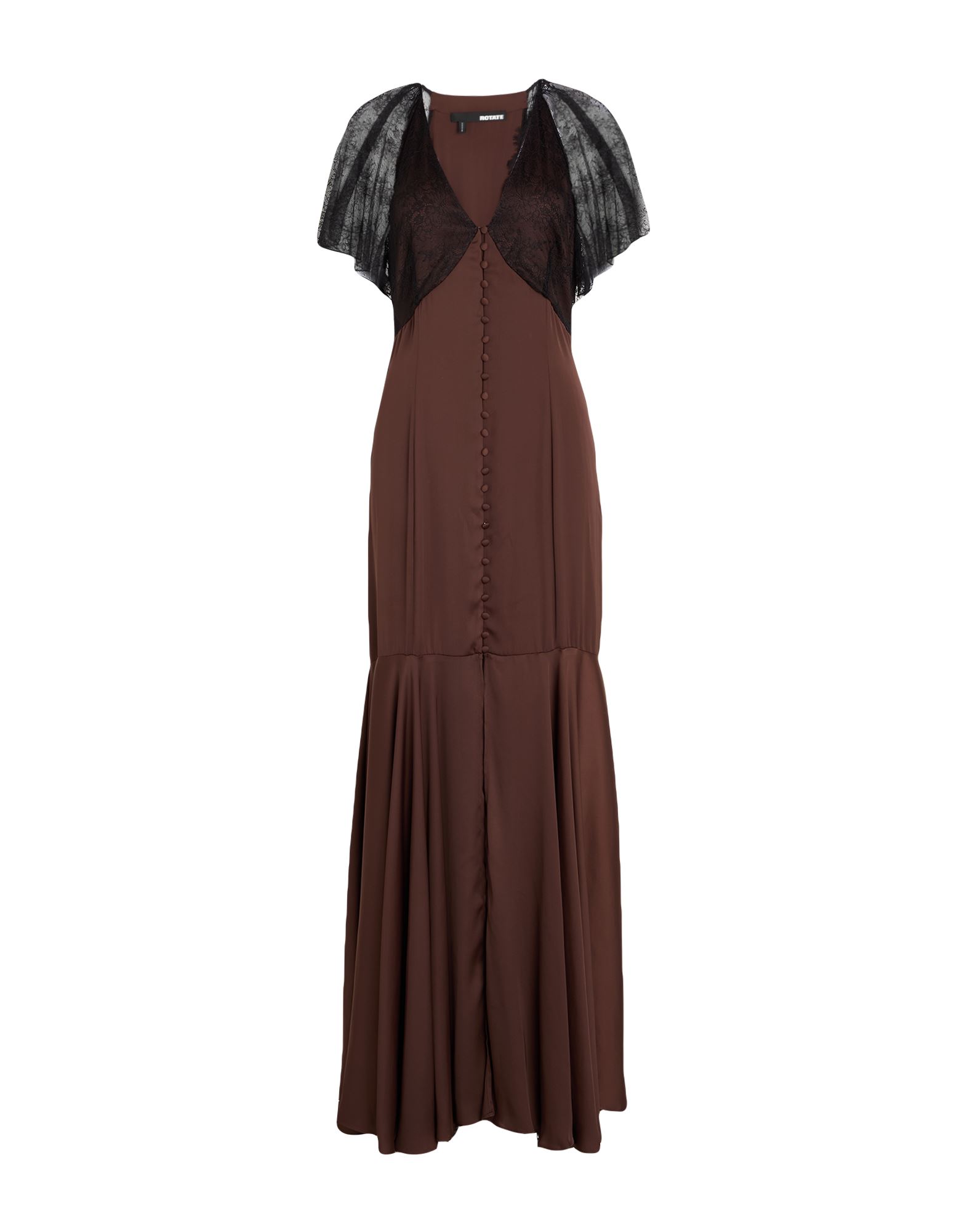 ROTATE BIRGER CHRISTENSEN Maxi-kleid Damen Braun von ROTATE BIRGER CHRISTENSEN