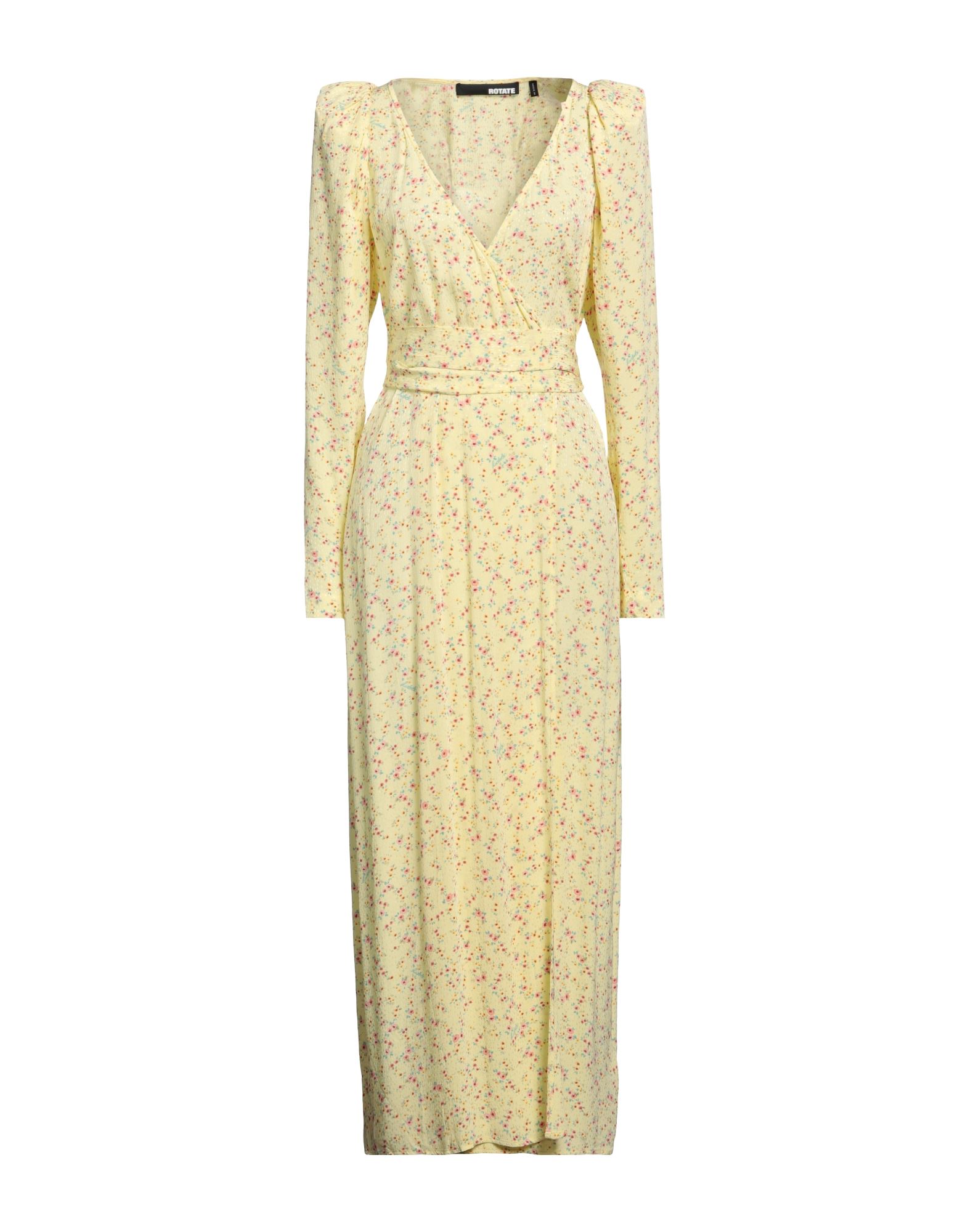 ROTATE BIRGER CHRISTENSEN Maxi-kleid Damen Gelb ROTATE BIRGER CHRISTENSEN Maxi-kleid Damen Gelb von ROTATE BIRGER CHRISTENSEN