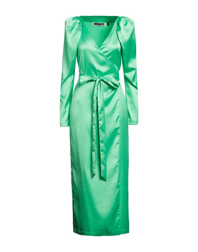 ROTATE BIRGER CHRISTENSEN Maxi-kleid Damen Grün von ROTATE BIRGER CHRISTENSEN