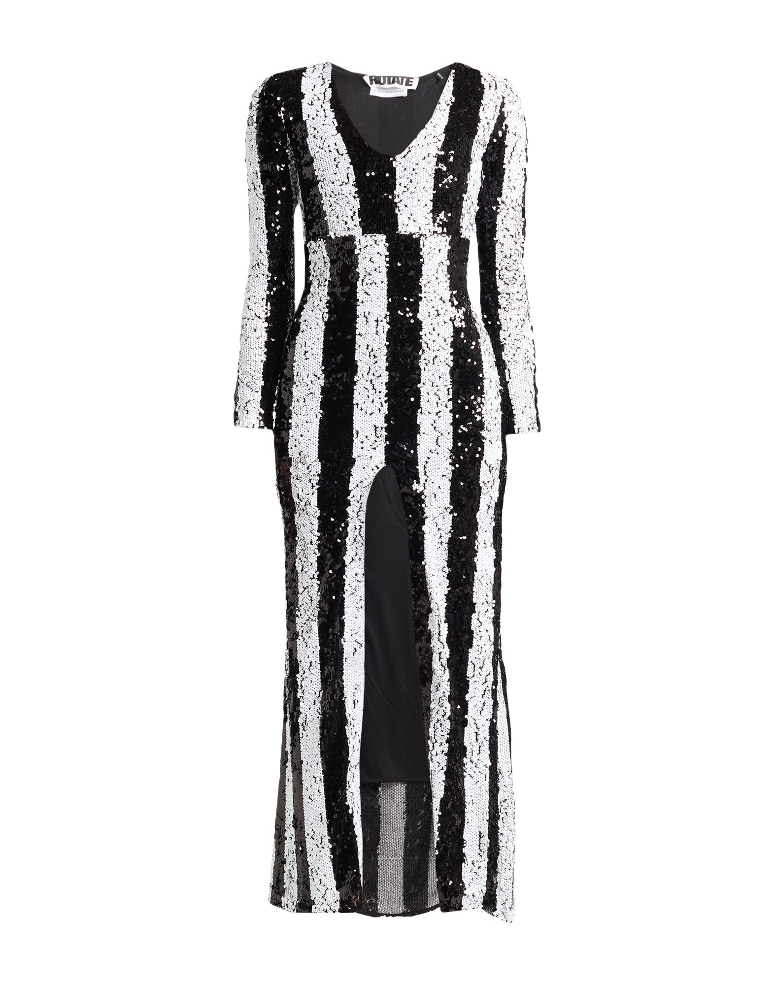 ROTATE BIRGER CHRISTENSEN Maxi-kleid Damen Schwarz ROTATE BIRGER CHRISTENSEN Maxi-kleid Damen Schwarz von ROTATE BIRGER CHRISTENSEN