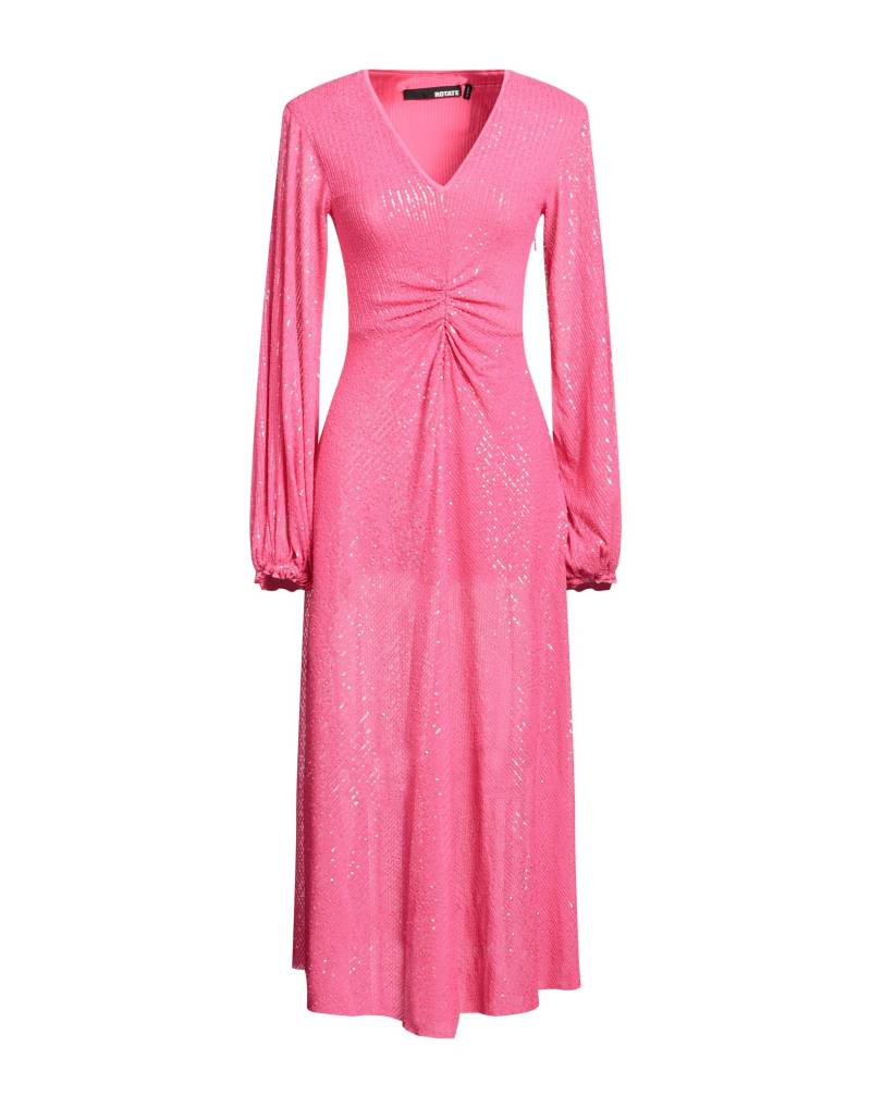 ROTATE BIRGER CHRISTENSEN Midi-kleid Damen Fuchsia von ROTATE BIRGER CHRISTENSEN