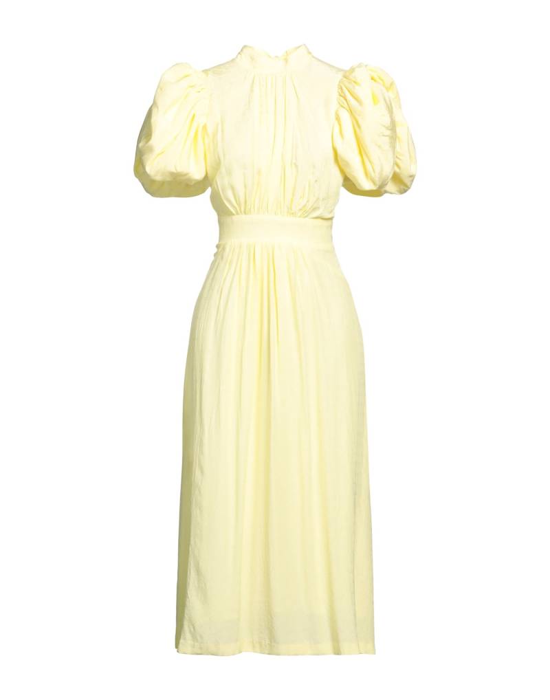 ROTATE BIRGER CHRISTENSEN Midi-kleid Damen Gelb von ROTATE BIRGER CHRISTENSEN