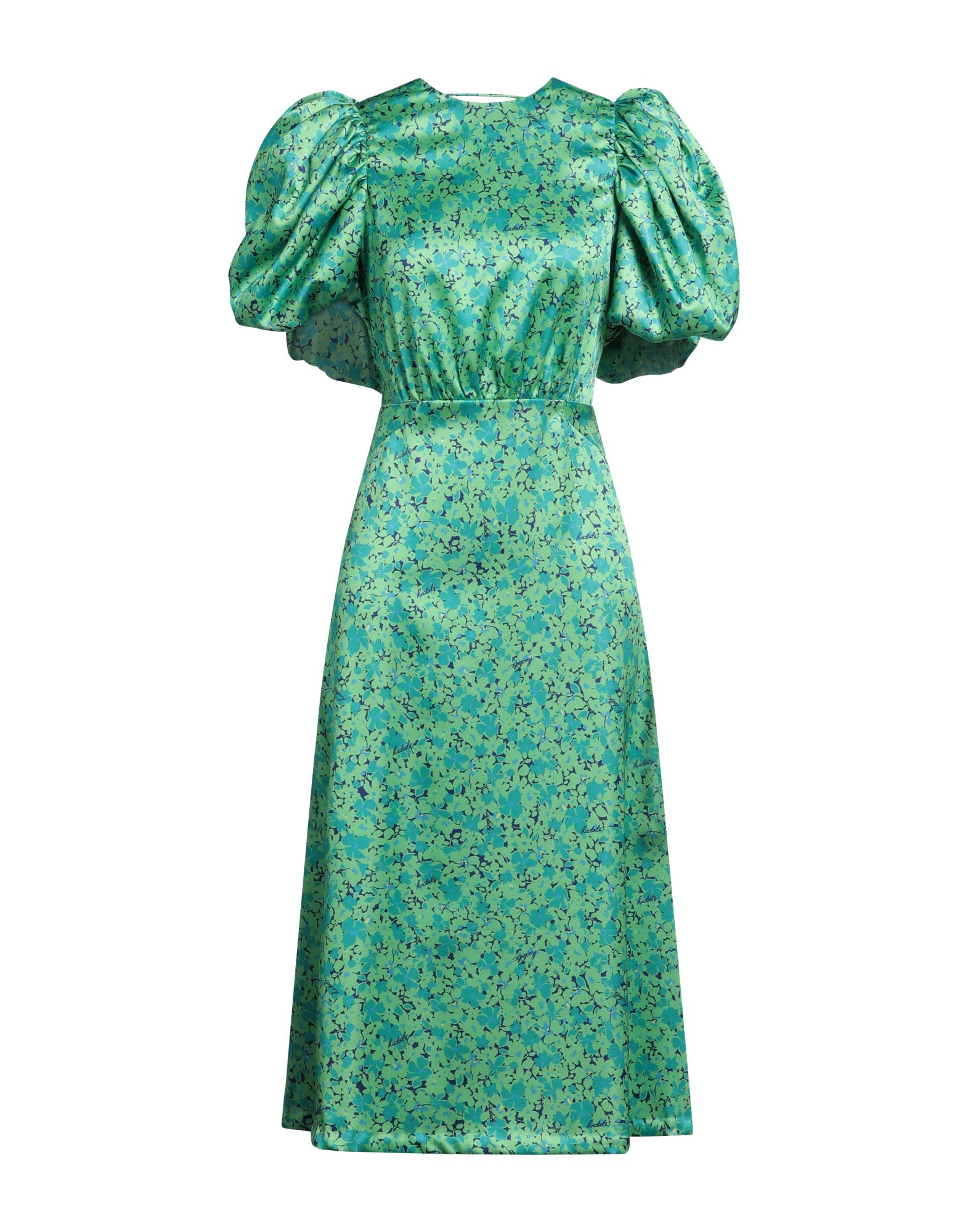 ROTATE BIRGER CHRISTENSEN Midi-kleid Damen Grün von ROTATE BIRGER CHRISTENSEN