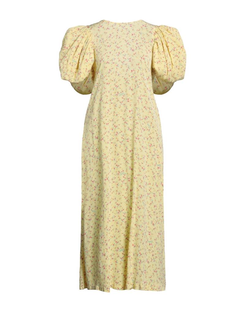ROTATE BIRGER CHRISTENSEN Midi-kleid Damen Pastellgelb von ROTATE BIRGER CHRISTENSEN