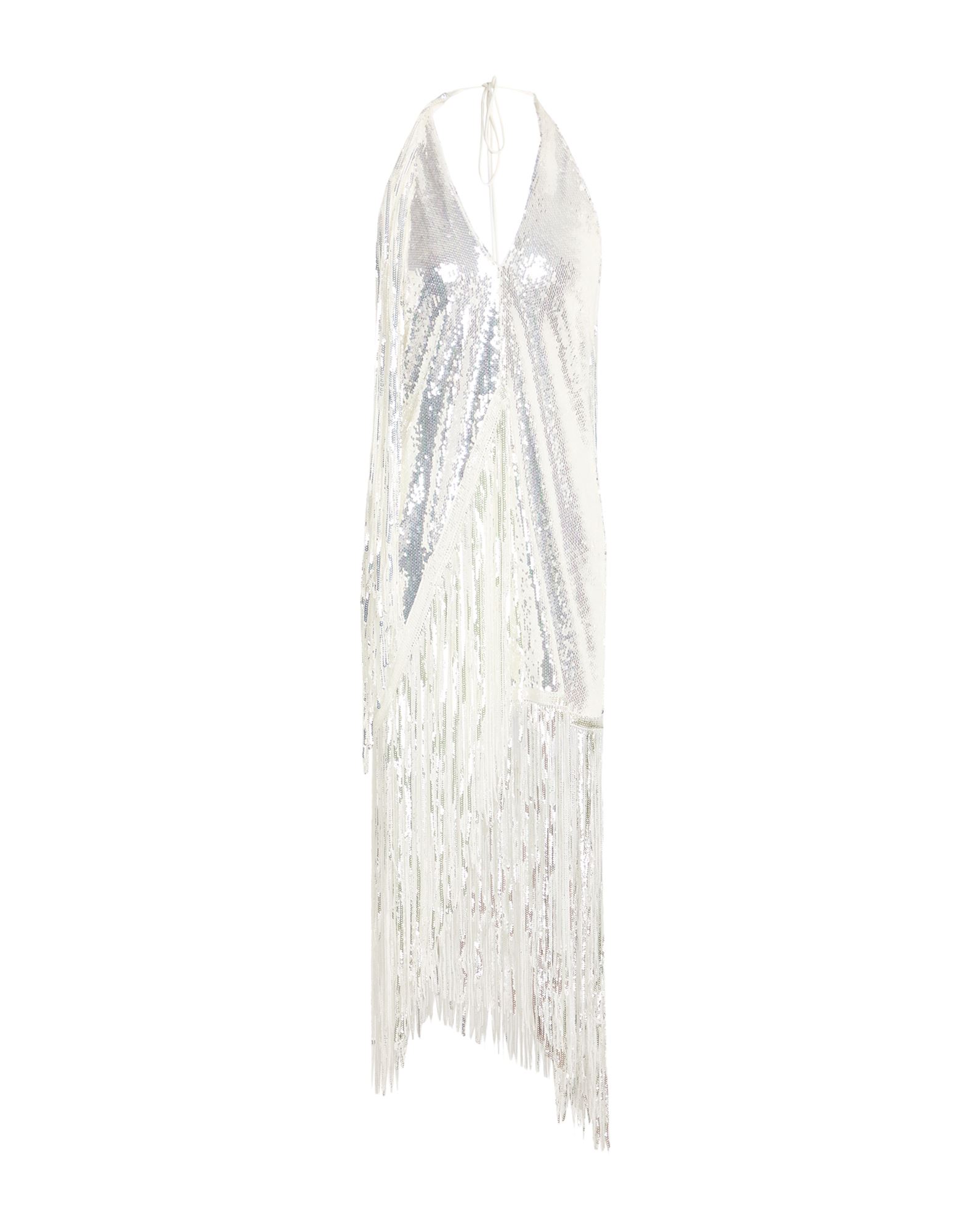 ROTATE BIRGER CHRISTENSEN Midi-kleid Damen Silber ROTATE BIRGER CHRISTENSEN Midi-kleid Damen Silber von ROTATE BIRGER CHRISTENSEN