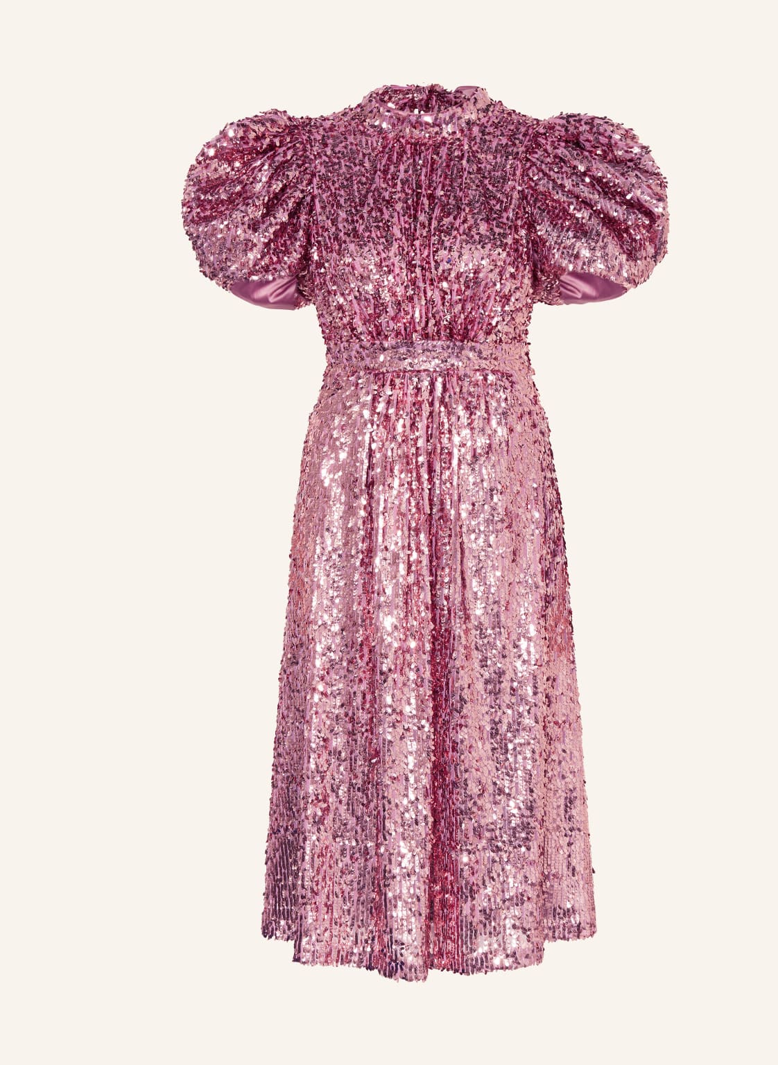 Rotate Kleid Mit Cut-Out Und Pailletten pink von ROTATE