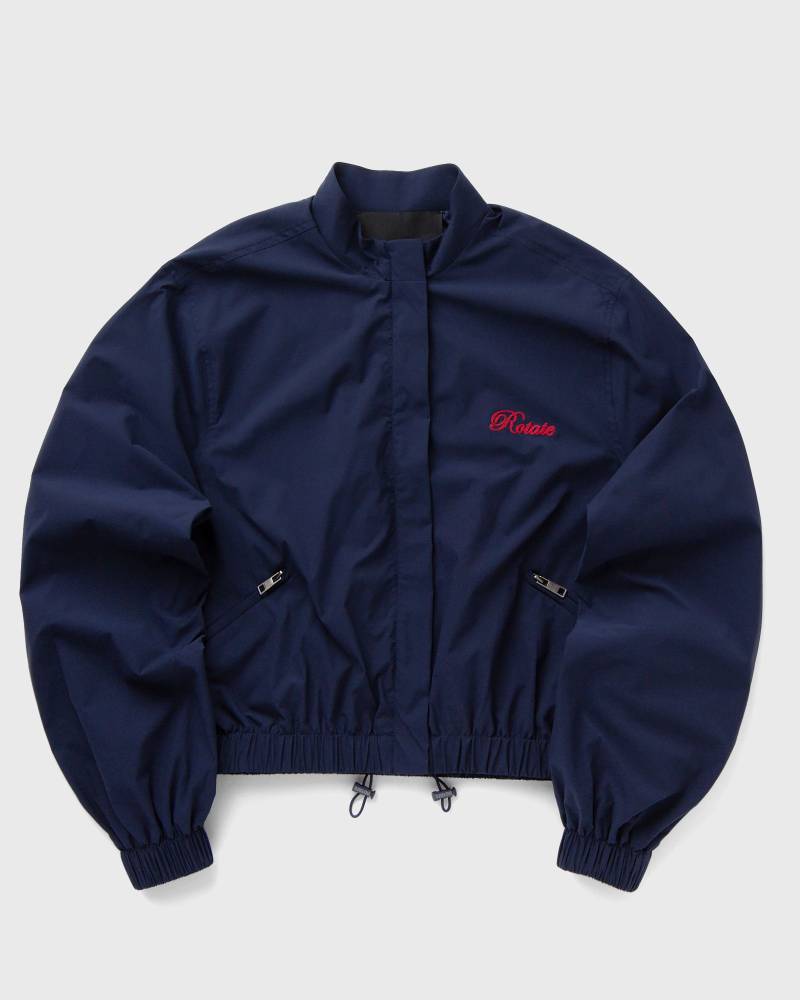 ROTATE Birger Christensen Crispy Woven Jacket women Windbreaker blue in Größe:L von ROTATE Birger Christensen