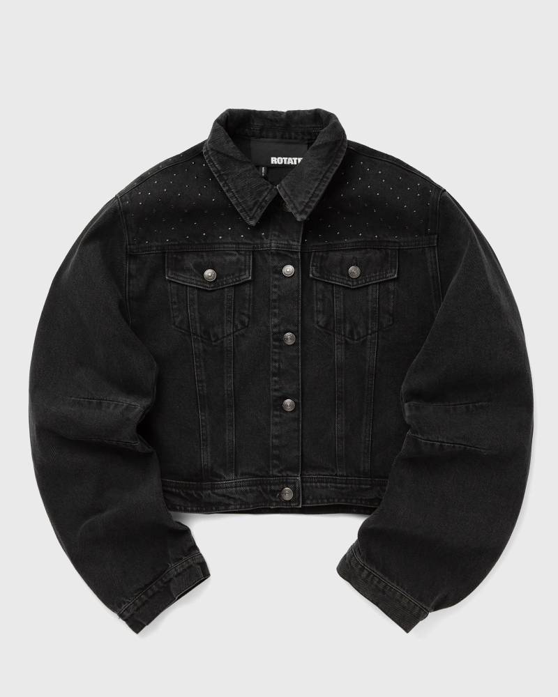 ROTATE Birger Christensen Denim Oversized Jacket women Denim Jackets black in Größe:M von ROTATE Birger Christensen