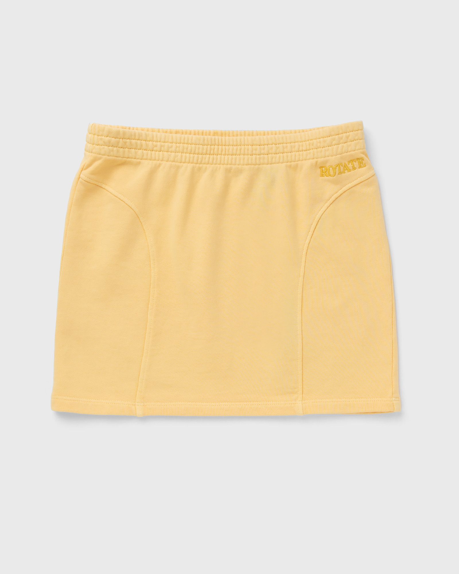 ROTATE Birger Christensen ELASTICATED MINI SKIRT women Skirts yellow in Größe:XS von ROTATE Birger Christensen