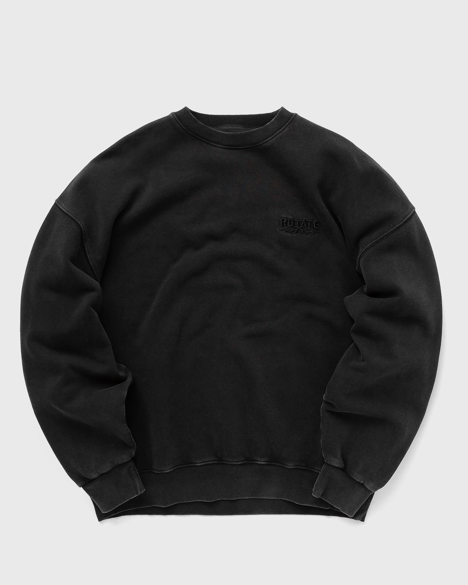 ROTATE Birger Christensen Enzyme Sweat Crewneck women Sweatshirts black in Größe:XS von ROTATE Birger Christensen