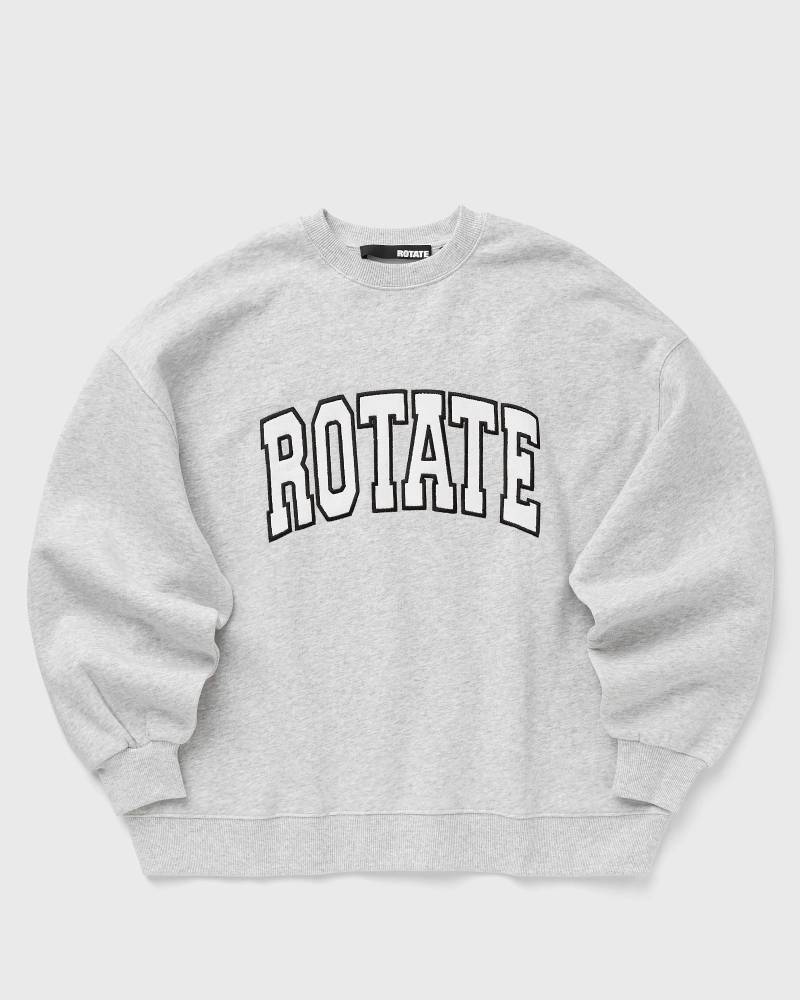 ROTATE Birger Christensen Heavy Sweat Crewneck women Sweatshirts grey in Größe:XS von ROTATE Birger Christensen