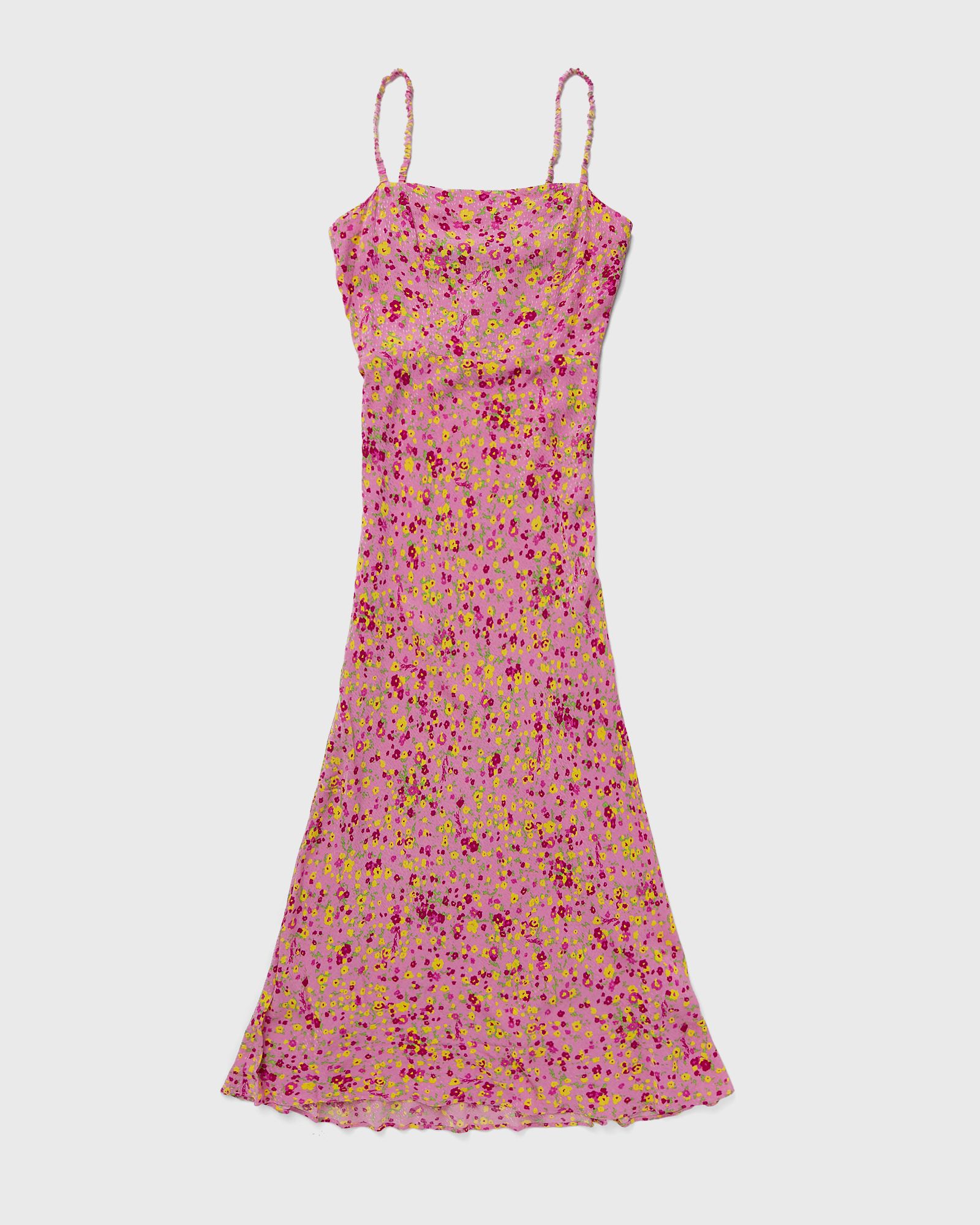 ROTATE Birger Christensen Jacquard Midi Slip Dress women Dresses pink in Größe:M von ROTATE Birger Christensen