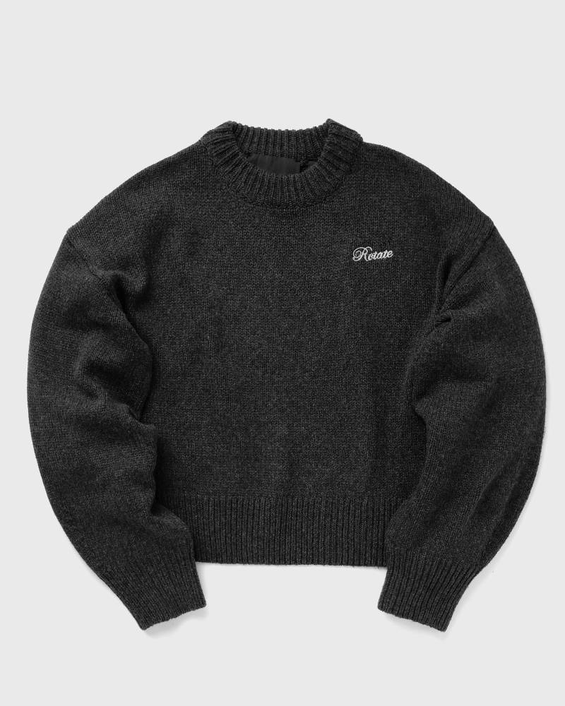 ROTATE Birger Christensen Knit Crewneck Sweater women Pullovers grey in Größe:L von ROTATE Birger Christensen