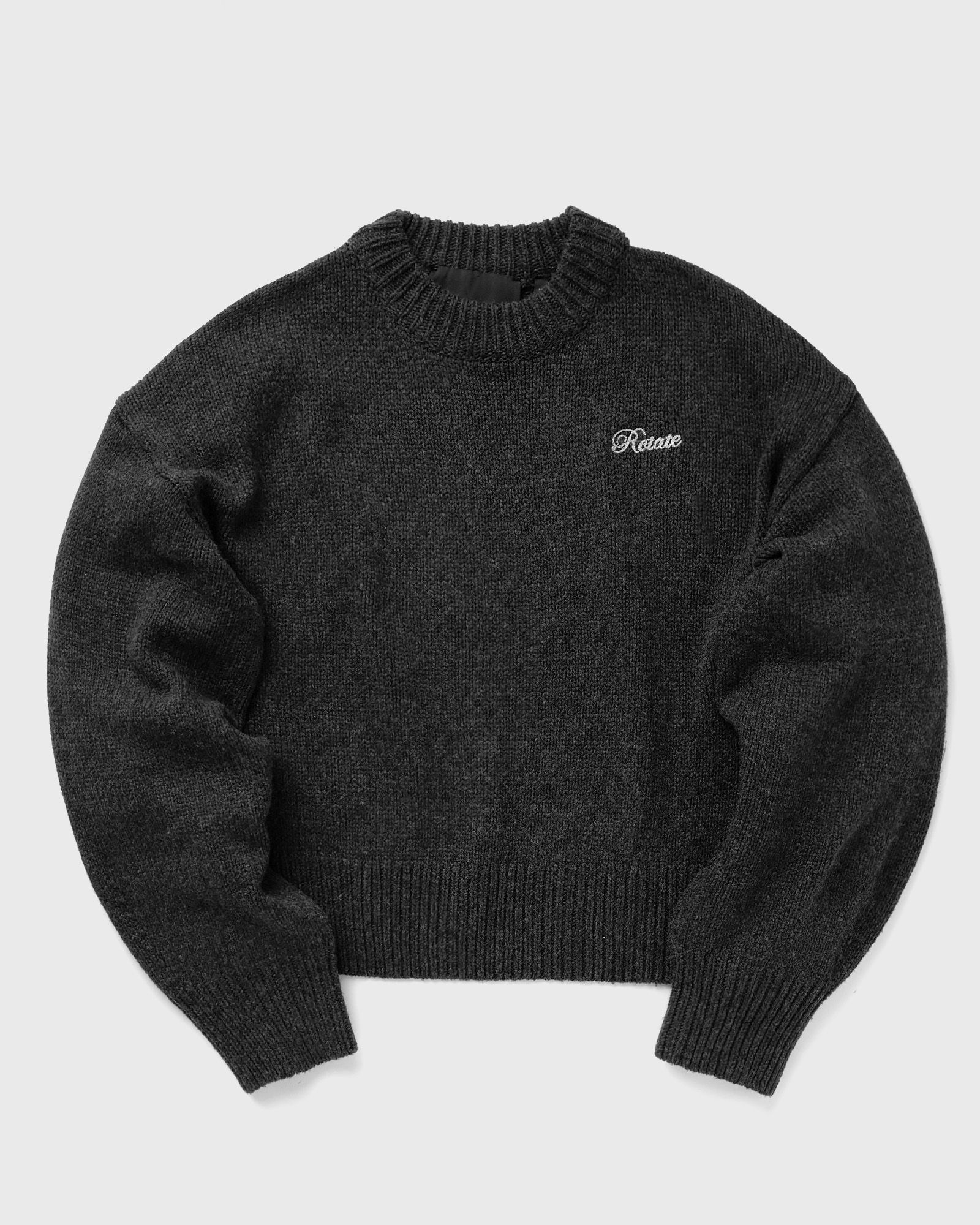 ROTATE Birger Christensen Knit Crewneck Sweater women Pullovers grey in Größe:M ROTATE Birger Christensen Knit Crewneck Sweater women Pullovers grey in Größe:M von ROTATE Birger Christensen