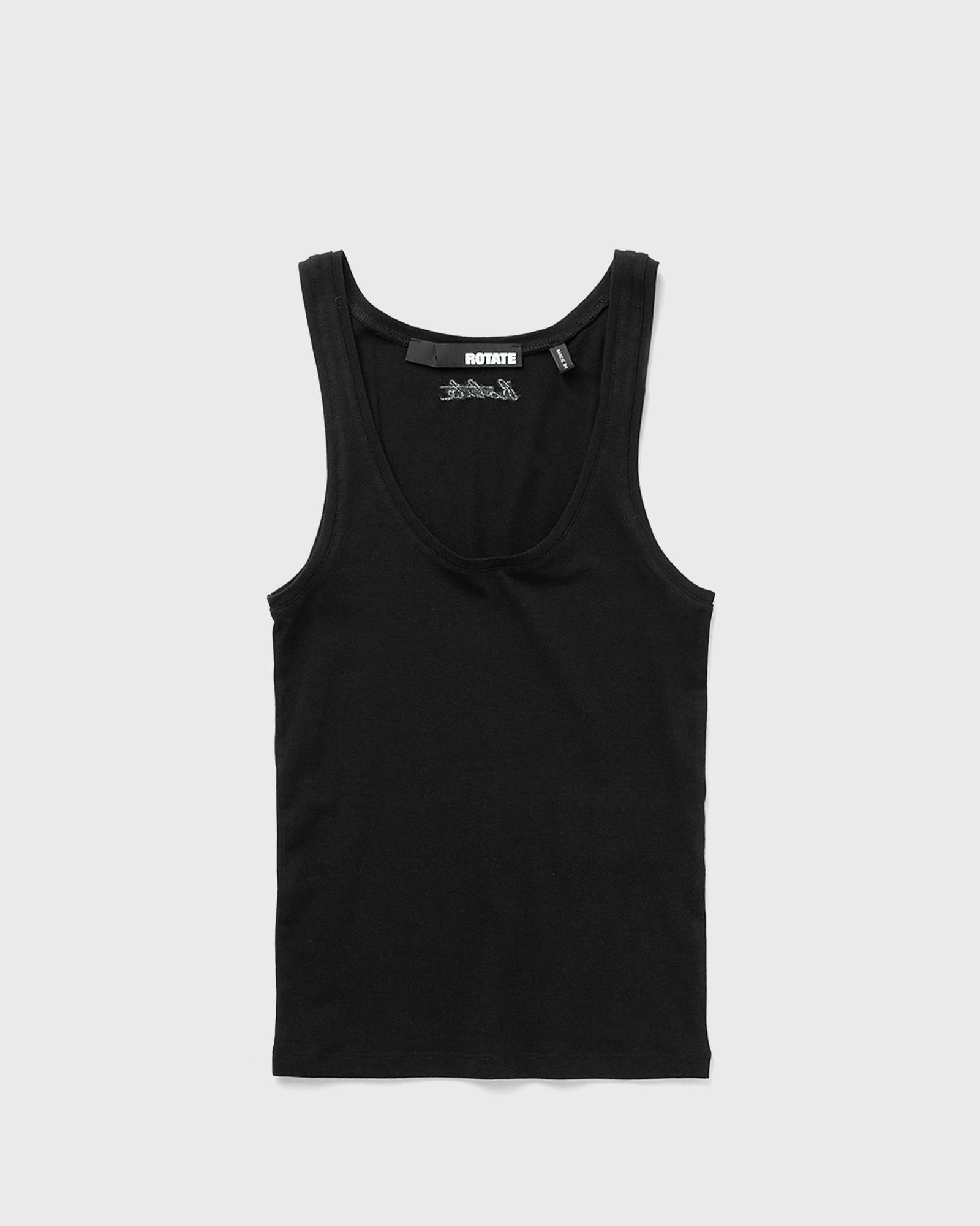 ROTATE Birger Christensen LOGO TANK TOP women Tops & Tanks black in Größe:S ROTATE Birger Christensen LOGO TANK TOP women Tops & Tanks black in Größe:S von ROTATE Birger Christensen