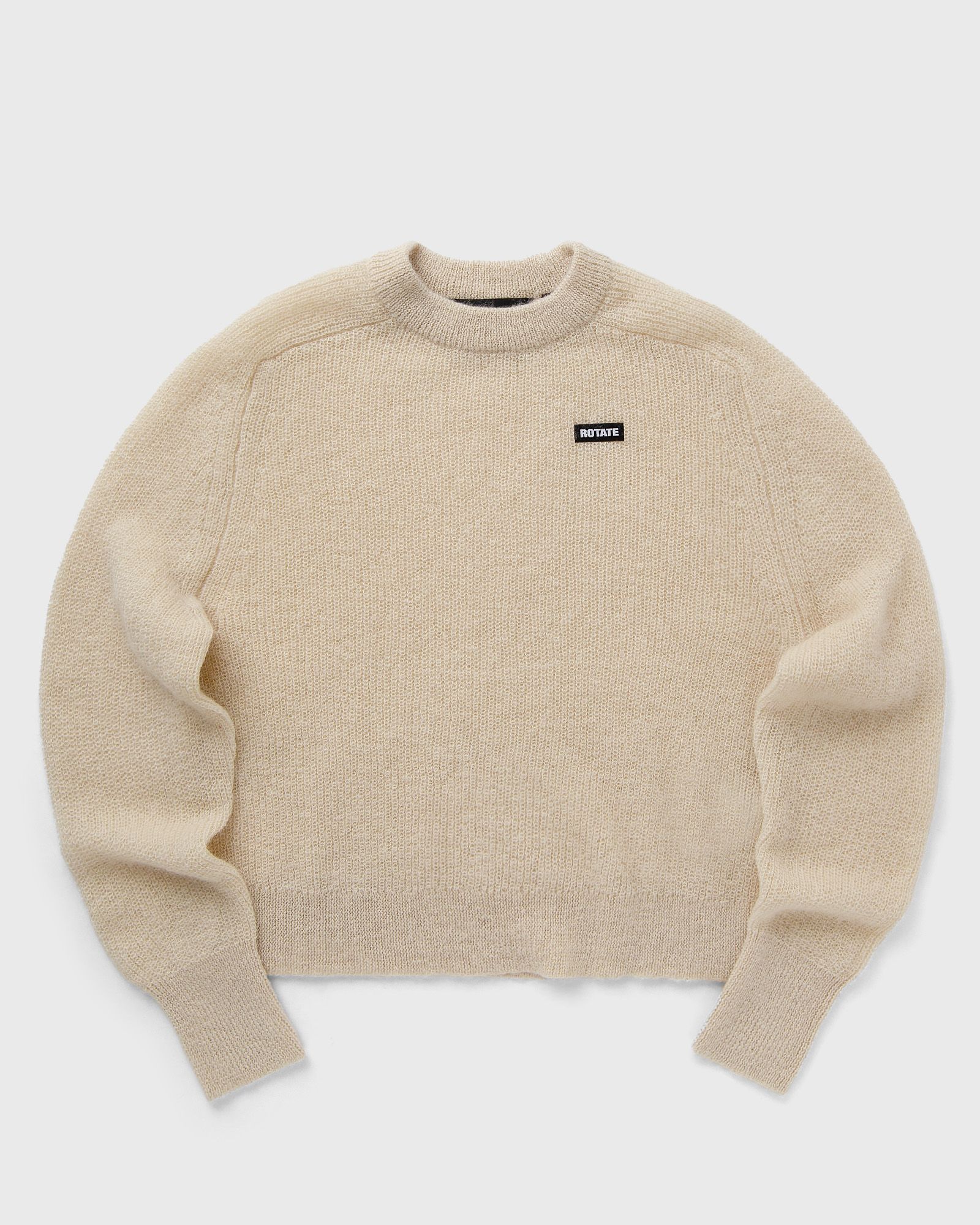 ROTATE Birger Christensen Light Knit Logo Sweater women Pullovers beige in Größe:M ROTATE Birger Christensen Light Knit Logo Sweater women Pullovers beige in Größe:M von ROTATE Birger Christensen