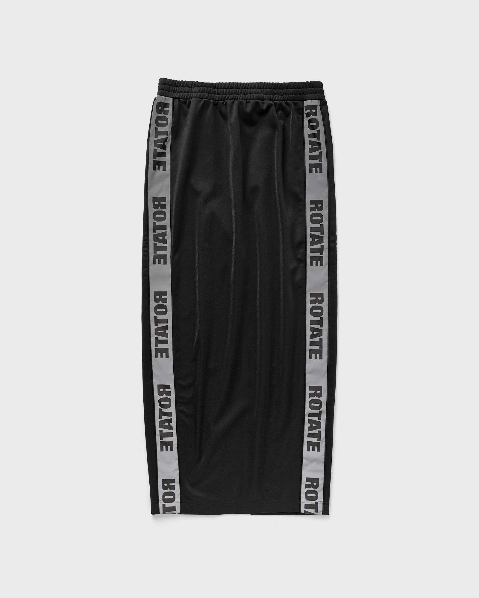 ROTATE Birger Christensen Maxi Straight Slit Skirt women Skirts black in Größe:L von ROTATE Birger Christensen