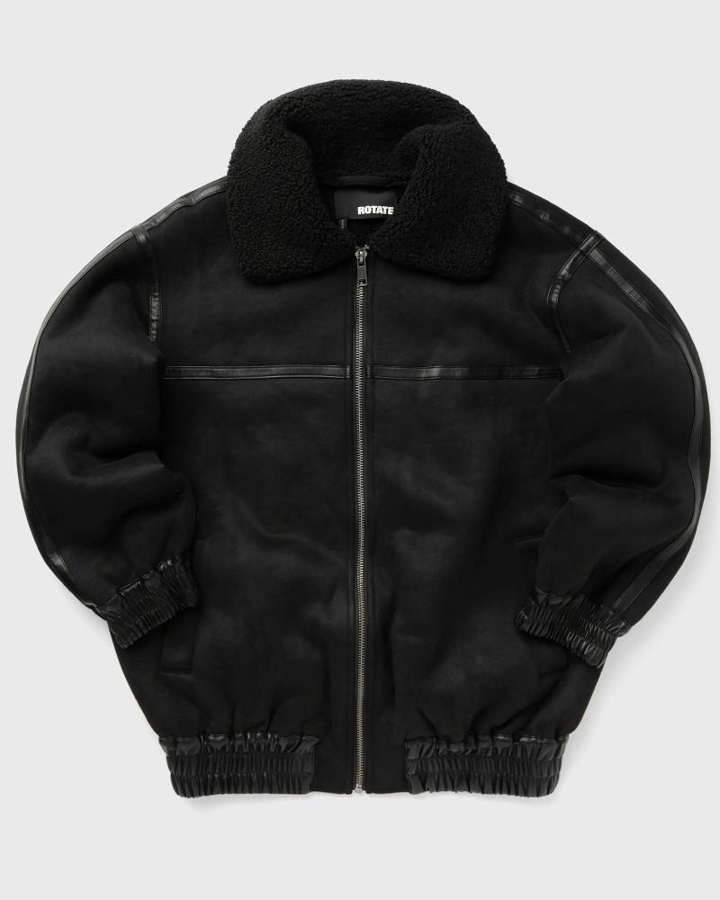 ROTATE Birger Christensen Oversized Bomber Jacket women Bomber Jackets black in Größe:XS von ROTATE Birger Christensen