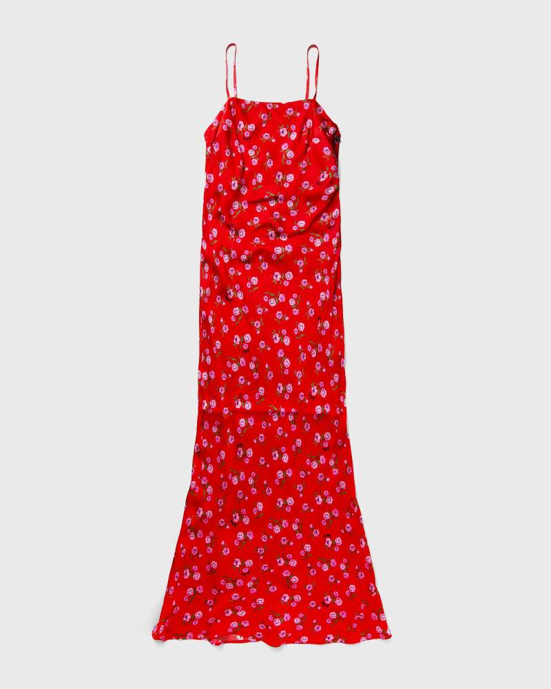 ROTATE Birger Christensen PRINTED MAXI DRESS women Dresses red in Größe:L von ROTATE Birger Christensen
