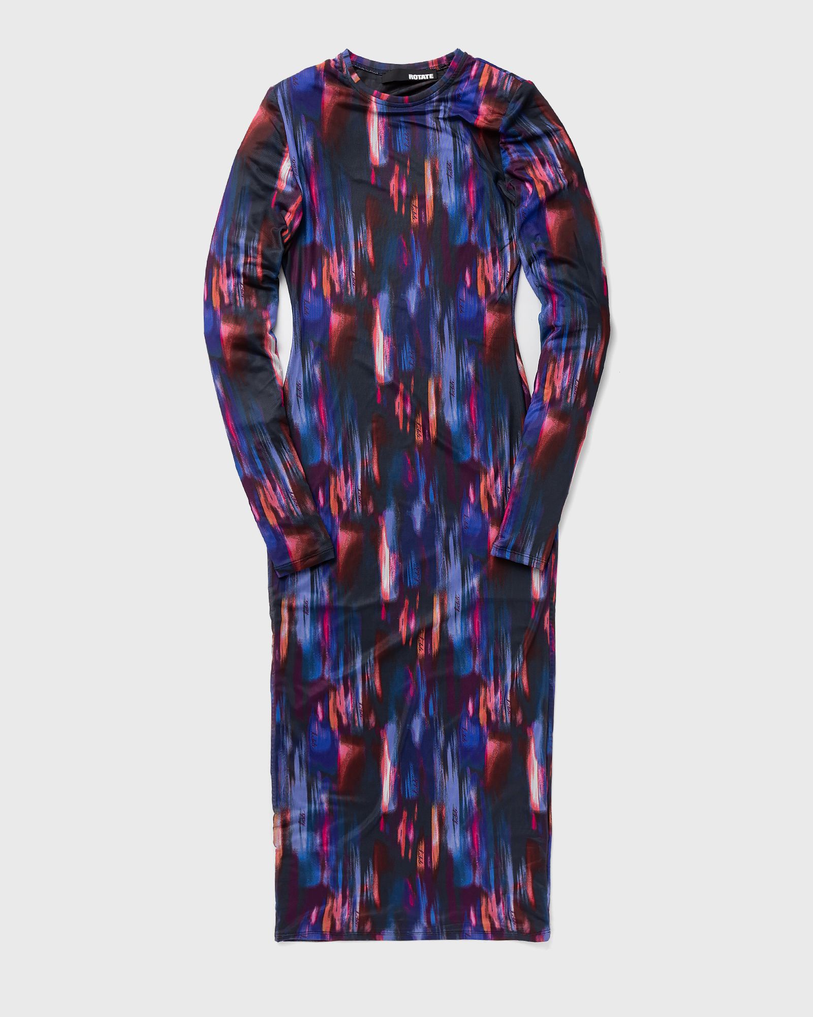 ROTATE Birger Christensen Printed Midi Dress women Dresses purple in Größe:M von ROTATE Birger Christensen